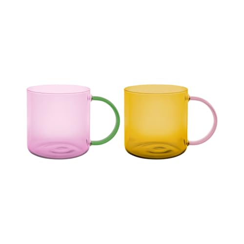 REMEMBER Glasbecher ´Fred` rose-yellow, 2er-Set von Remember