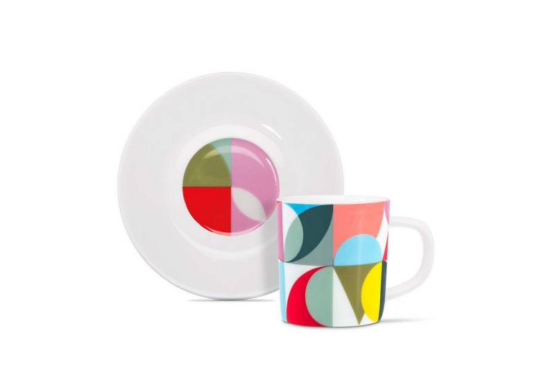 Remember Espressotasse Espressotasse mit Untertasse - Modell Solena, Porzellan, Remember Espressotasse mit Untertasse - Modell Solena von Remember