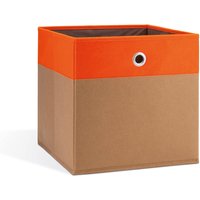 Remember - Faltbox Tosca, orange / braun von Remember