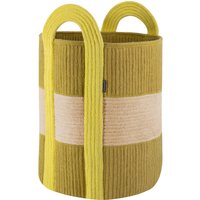 Remember - Korb Colombo, Ø 40 cm x H 58 cm, gelb / beige von Remember