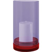 Remember - Windlicht Lucius, Ø 15 x H 28 cm, violett von Remember