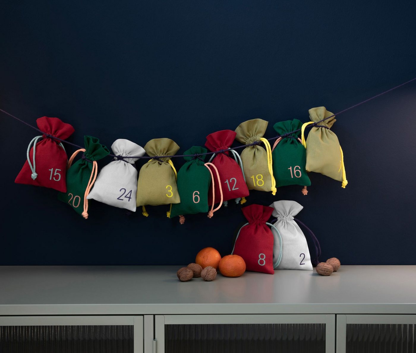 Remember befüllbarer Adventskalender, Remember Adventskalender SÄCKCHEN von Remember