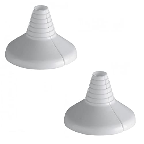 PLUMBING4HOME 2X weißer Kragen Wasserrohr Plastikabdeckung rosafarbene Rosette 10-22mm Universaldurchmesser PLUMBING4HOME 2X weißer Kragen Wasserrohr Plastikabdeckung rosafarbene Rosette 10-22mm Universaldurchmesser von Remer