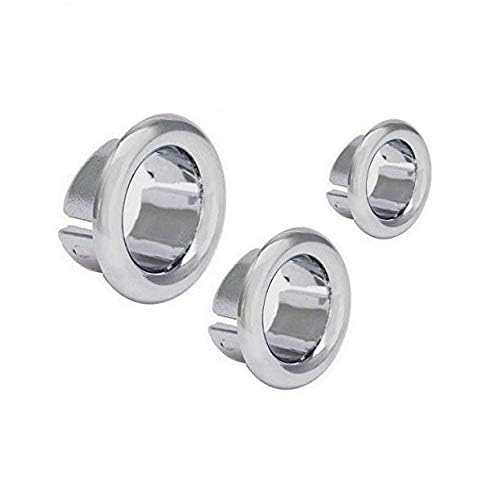 Verchromter Überlauf für Waschbecken und Bidet Ø 13, 24, 28 mm (Ø 24 mm) von Remer