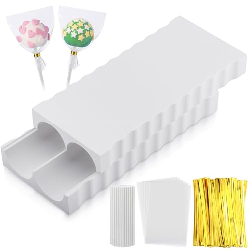 Remerry Doppelkugel-Kuchenform-Set beinhaltet PLA-Cake-Pop-Form, 100 Paketbeutel, 100 Papier-Leckerli-Sticks, metallische Bindebänder, einfache Dessert-Hersteller, Backformen, Zuhause, Backen Remerry Doppelkugel-Kuchenform-Set beinhaltet PLA-Cake-Pop-Form, 100 Paketbeutel, 100 Papier-Leckerli-Sticks, metallische Bindebänder, einfache Dessert-Hersteller, Backformen, Zuhause, Backen von Remerry
