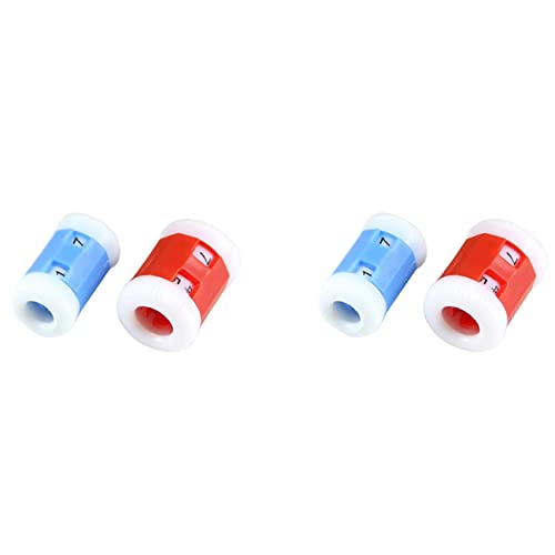 Remingtape 4 Grosse Rote Plastik Strick Stricknadeln Reihenzaehler +4 Kleine Blaue Plastik Strick Stricknadeln Reihenzaehler (Grosse 2.2 x 1.5cm + Kleine 2.2 x 1.2cm) von Remingtape