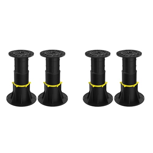 Remingtape 4 Stück Höhenverstellbare Bettstützbeine 8,5-13, Bettrahmen-Mittelstützbeine für Bettrahmen/Bett-Mittellatte von Remingtape