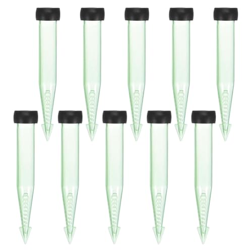 Remingtape 50er-Pack Blumenwasserröhrchen, 4/10 cm Große Blumenröhrchen Aus Kunststoff mit Gummikappen für Blumen von Remingtape