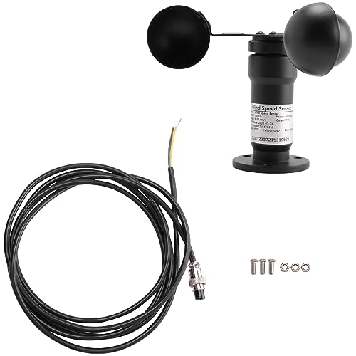 Remingtape Impulssignal Wind Sensor Digital Windmesser Impulssignal Ausgang Aluminium Legierung Windgeschwindigkeit Sensor Windmesser Windmesser von Remingtape