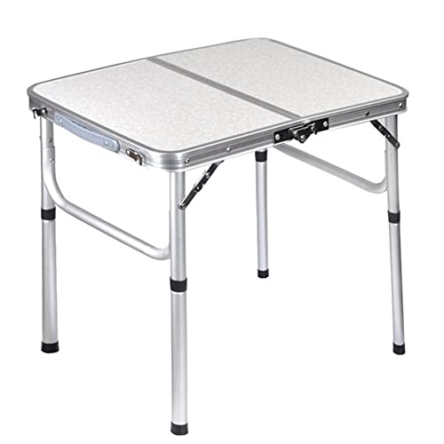 Remingtape Leichter Klappbarer Campingtisch, Tragbar, Klappbarer Picknicktisch Aus Aluminium, Zusammenklappbarer Esstisch für Drinnen und DraußEn von Remingtape