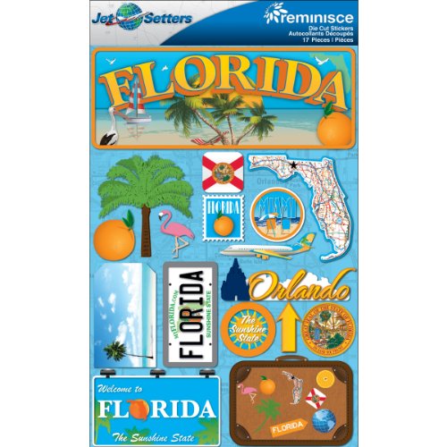 Reminisce Erinnerung Jet Setter 2 3-dimensionale Aufkleber, Florida Reminisce Erinnerung Jet Setter 2 3-dimensionale Aufkleber, Florida von Reminisce