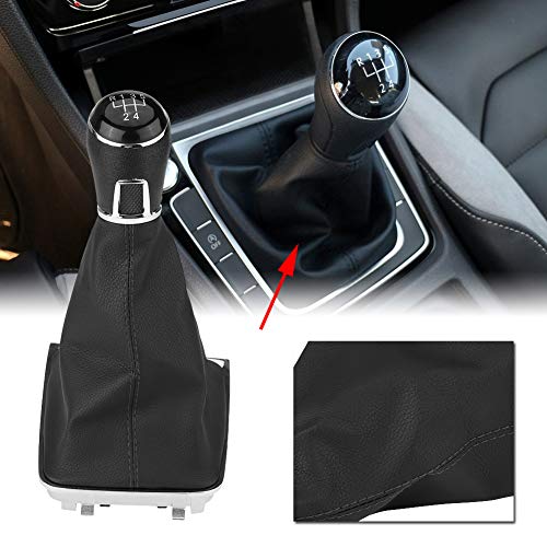 Schaltknauf 7, Auto Schaltknauf + Schaltsack Starthilfe passend für 7 MK7 2013-2018 Golf 7 Schaltknauf Golf 7 + Schaltknauf Golf 7 Zoll von Reminnbor