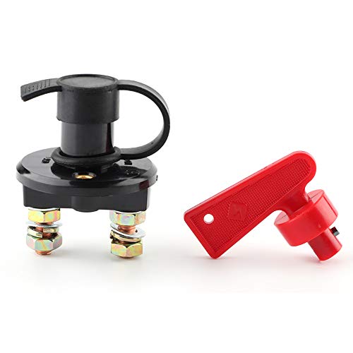 Batterie Hauptschalte M10 Isolator Schalter Hochstrom 350A-1000A Auto Batterie Aus Schalter Batterie Trennschalter Master Isolator für Autos Motorräder RV von Akozon