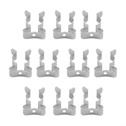 10 Stück Werkzeug-Feder-Frottee-Clips mit Schnappverschluss für die Organisation von Garage und Hof (19 mm) von RemixAst