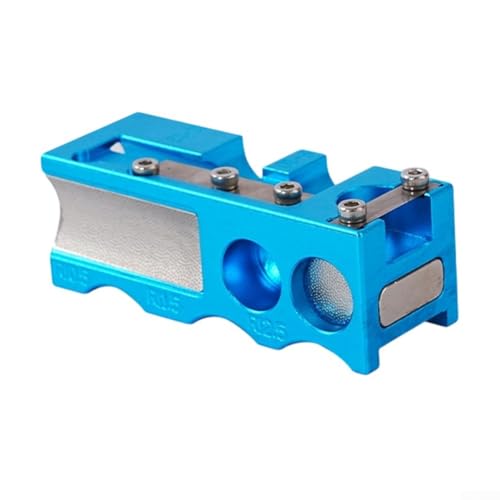 16-in-1 Aluminium-Legierung Pool und Snooker Queue Tip Shaper Professionelles Multifunktions-Reparatur- und Polierwerkzeug für Billardspieler (blau) von RemixAst