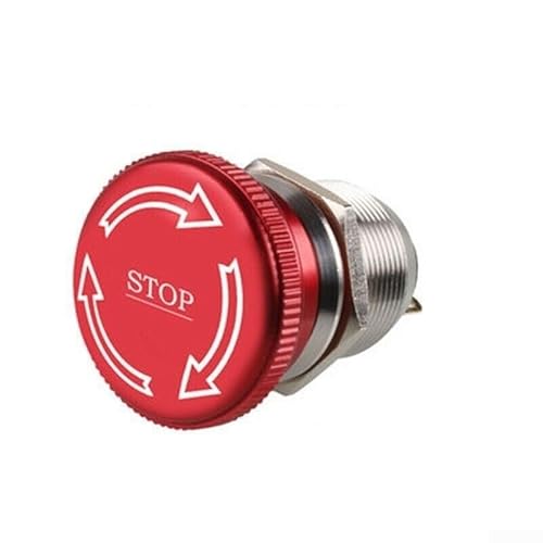 22 mm Metall-Druckknopf-Stoppschalter mit starker Abdichtungsleistung für staubige und feuchte Bedingungen von RemixAst