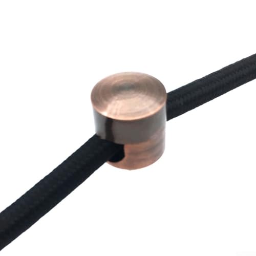 3 x Metall-Kabel-Clips, effizienter Draht-Organizer für Zuhause und Büro, mit sicheren Installationsmöglichkeiten (Rotbronze) von RemixAst