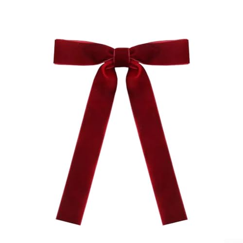 36 Stück Samtschleifen für Weihnachtsbaumschmuck mit goldfarbenen Bindebändern, elegante festliche Ornamente für Bäume, Kränze und Urlaubsverpackungen (weinrot) von RemixAst