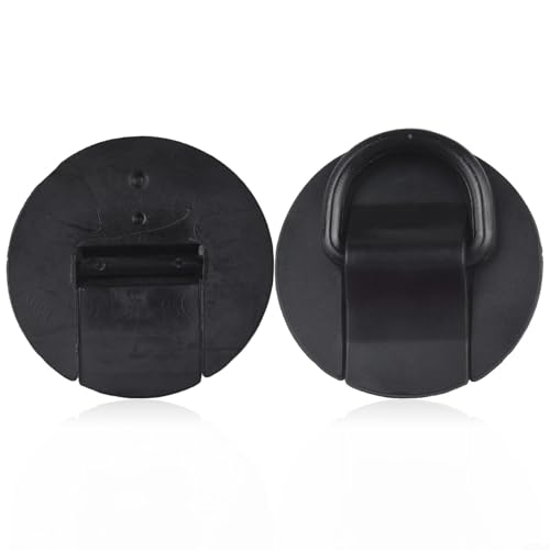 4 x PVC-D-Ringe für verbesserte Ladungssicherheit auf aufblasbaren Paddelbrettern (schwarz) von RemixAst