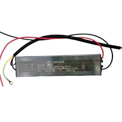 70100W wasserdichter LED-Treiber-Leistungstransformator für Außenbeleuchtung mit isolierter Stromregelung und widerstandsfähigem Aluminiumgehäuse (80WOVP) von RemixAst
