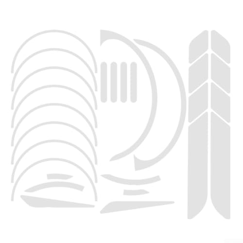 9bot MAX G30 reflektierende Aufkleber, starke Reflektivität für erhöhte Sicherheit (Silber) von RemixAst