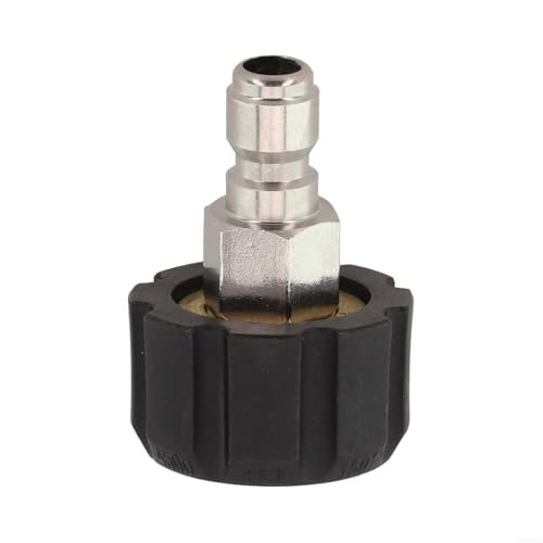 Adapter 1/4 QD Stecker auf M22 14 15 mm Buchse für Schnellanschluss in Hochdruckreinigern (1/4 Zoll QD Stecker auf M22 15 mm Buchse) von RemixAst