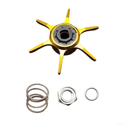 Angelrollen-Reparaturschlüssel für DAIWA für PR100 PD106, inklusive 4 wesentlichen Zubehörteilen mit Sound-Funktion (links gold) von RemixAst