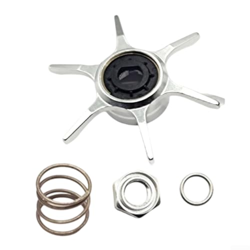 Angelrollen-Reparaturschlüssel für DAIWA für PR100 PD106, inklusive 4 wesentlichen Zubehörteilen mit Sound-Funktion (links silber) von RemixAst