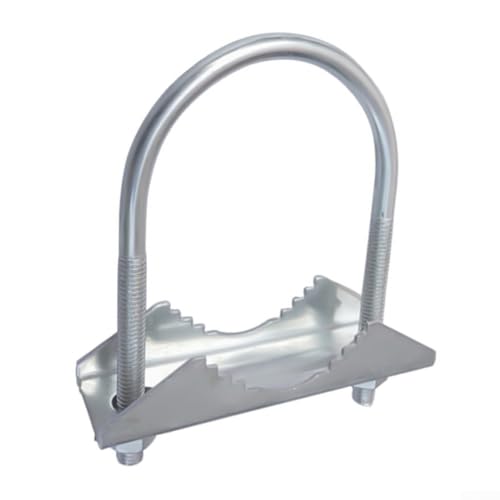 Antennenbefestigungsklemme Masthalterung Dual Antenne Heavy Duty Metall Halterung für sichere Pole to Pole Installation (F) von RemixAst