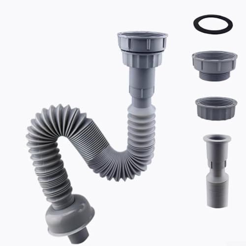 Ausziehbarer Anschlussschlauch für Küchenspüle mit 32/45/56 mm Schnittstelle für Badmöbel-Sets von RemixAst
