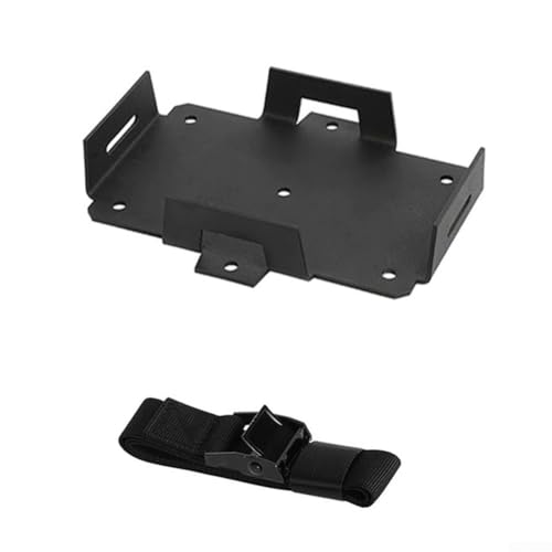Batterie-Installationsablage, Aluminium-Batterieablage mit verstellbarem festem Gurt, kompatibel mit 12 V 6 AH-15 Ah und 6 V 7 AH-12 Ah Batterie-Installationsablage, Aluminium-Batterieablage mit verstellbarem festem Gurt, kompatibel mit 12 V 6 AH-15 Ah und 6 V 7 AH-12 Ah von RemixAst