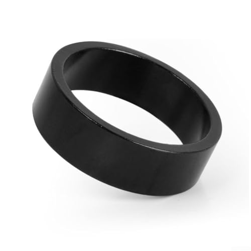 Bike Bowl Group Unterlegscheibe Vorderradgabeldichtung 28 6 mm Aluminiumlegierung kompatibel mit Fahrrad-Headset-Anpassungen (10 mm schwarz) von RemixAst