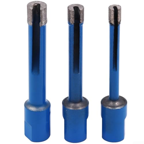 Diamant-imprägnierter Verlängerungslochöffner für Winkelschleifer mit M10-Gewinde, geeignet für 6 mm Löcher in Marmor, Granit, Stein, Glas, Fliesen mit Kühlwasser (B) von RemixAst