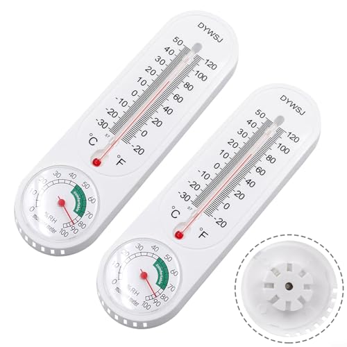 Doppelfunktions-Hygrometer und Thermometer, genaue Messwerte von 1 % bis 99 % Luftfeuchtigkeit Doppelfunktions-Hygrometer und Thermometer, genaue Messwerte von 1 % bis 99 % Luftfeuchtigkeit von RemixAst
