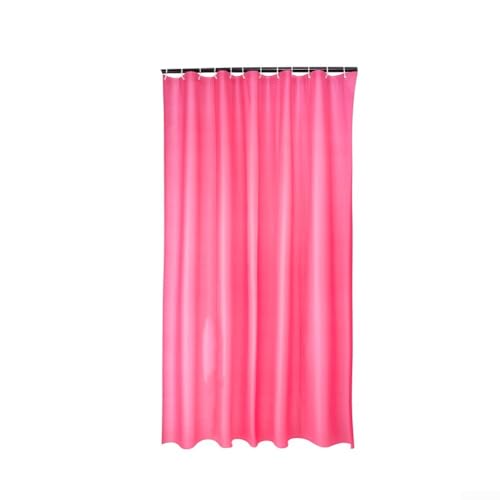 Faltbarer Duschvorhang mit wasserdichtem Schutz, leicht zu reinigen und zu pflegen, 70 87 x 70 221 cm (rot) von RemixAst
