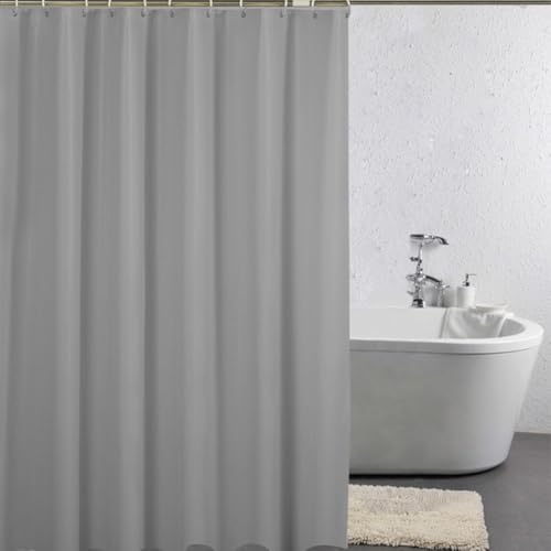 Faltbarer Duschvorhang mit wasserdichtem Schutz, leicht zu reinigen und zu pflegen, 70 x 87 x 70 221 cm (grau) von RemixAst