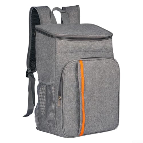 Geräumiger wasserdichter isolierter Kühlrucksack für Outdoor-Spaß und täglichen Gebrauch (grau) von RemixAst