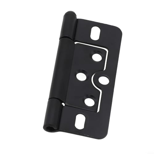 Hinged Perfection Robuste Eisenbündige Türscharniere bieten zuverlässige Unterstützung für eine Vielzahl von Türtypen (schwarz) von RemixAst