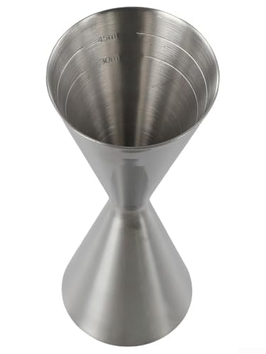 Japanisches Design Double Shot Jigger Edelstahl Cocktail Messwerkzeug für Zuhause und professionelle Barkeeper (45/60ml) von RemixAst