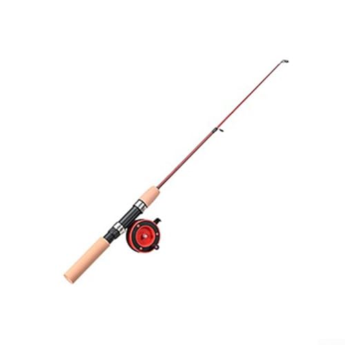 Leichte Teleskop-Angelrute zum Eisfischen mit Smooth Line Control System (C60TB-65R Reel) von RemixAst
