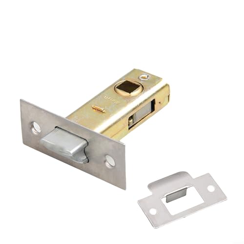 Poliertes Messing-Riegel-Set, perfekt für Einsteckknäufe und Hebeltüren, 2 Stück (40 mm) von RemixAst