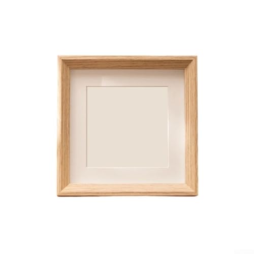 Quadratischer Mini-Bilderrahmen aus Holz, passend für Acrylplatten und zum Präsentieren von Fotos auf dem Schreibtisch oder für Wände, mit Rücklaschen für einfachen Zugriff auf Fotos (Eichenholz) Quadratischer Mini-Bilderrahmen aus Holz, passend für Acrylplatten und zum Präsentieren von Fotos auf dem Schreibtisch oder für Wände, mit Rücklaschen für einfachen Zugriff auf Fotos (Eichenholz) von RemixAst