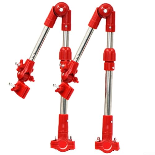 Regenschirmhalter mit faltbarem Design für Fahrräder und Stühle, 0 82 cm Regenschirm-Kompatibilität, verstellbare Position (schwarz) von RemixAst