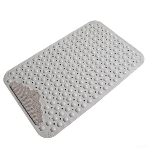 Rutschfeste Badematte für sicheres Baden, strukturiert, reduziert Rutschgefahr, für Duschen und Badewannen (Khaki) von RemixAst