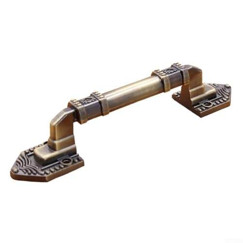 Scheunentürgriff aus Aluminiumlegierung in Bronze für Holzschränke, Schränke, Kommoden, strapazierfähig, rostbeständig, Türgriff mit Befestigungsschrauben für Innen- oder Außentüren (grüne Bronze-S) Scheunentürgriff aus Aluminiumlegierung in Bronze für Holzschränke, Schränke, Kommoden, strapazierfähig, rostbeständig, Türgriff mit Befestigungsschrauben für Innen- oder Außentüren (grüne Bronze-S) von RemixAst