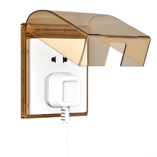 Selbstwasserdichte Box für 86 Wandsteckdosen in Küchen und Balkonen (Gold) von RemixAst