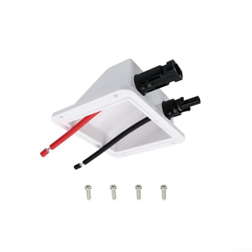 Solar-Abzweigdose für Doppelkabeleinführung mit 0,3 m Verlängerung, wasserdichtes und UV-beständiges Gehäuse für Wohnmobile, Yachten und Gärten Solar-Abzweigdose für Doppelkabeleinführung mit 0,3 m Verlängerung, wasserdichtes und UV-beständiges Gehäuse für Wohnmobile, Yachten und Gärten von RemixAst