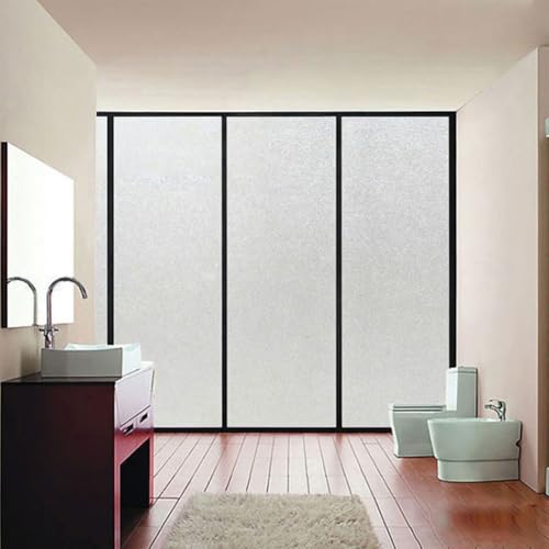 Statische Fensterfolie für Badezimmer, Privatsphäre, elegantes und funktionales Design (B) von RemixAst