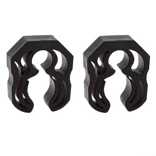 Tauchschlauchschelle wird für BCD, Schnellspann-Tauchschlauchklemmen-Set mit fester Hakentechnologie, Tauchaufhängungszubehör, für sichere Befestigung von Schnorchelausrüstung (schwarz) von RemixAst