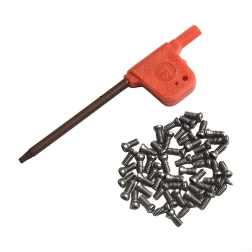 Torx Innensechskantschrauben M2 M2 5 für 5 M5 50 Stück für CNC Drehmaschine Hartmetall Messerhalter und Werkzeug Reparatur (M2,5x6) von RemixAst
